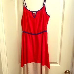 Orange High Low Dress